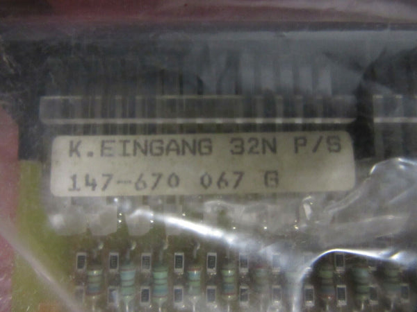 Schlafhorst K.Eingang 32N P/S 147-670 067G