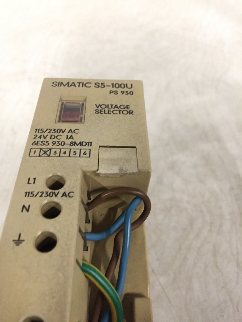 Siemens Simatic S5-100U 6ES5 930-8MD11 -used-