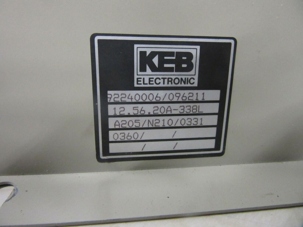 KEB Electronic Combivert 12.56.20A-338L 5,5KVA Frequenzumrichter