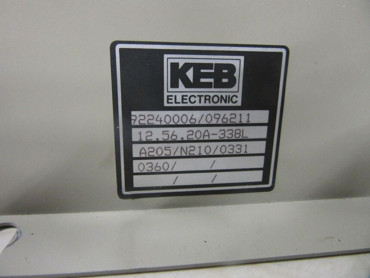 KEB Electronic Combivert 12.56.20A-338L 5,5KVA Frequenzumrichter