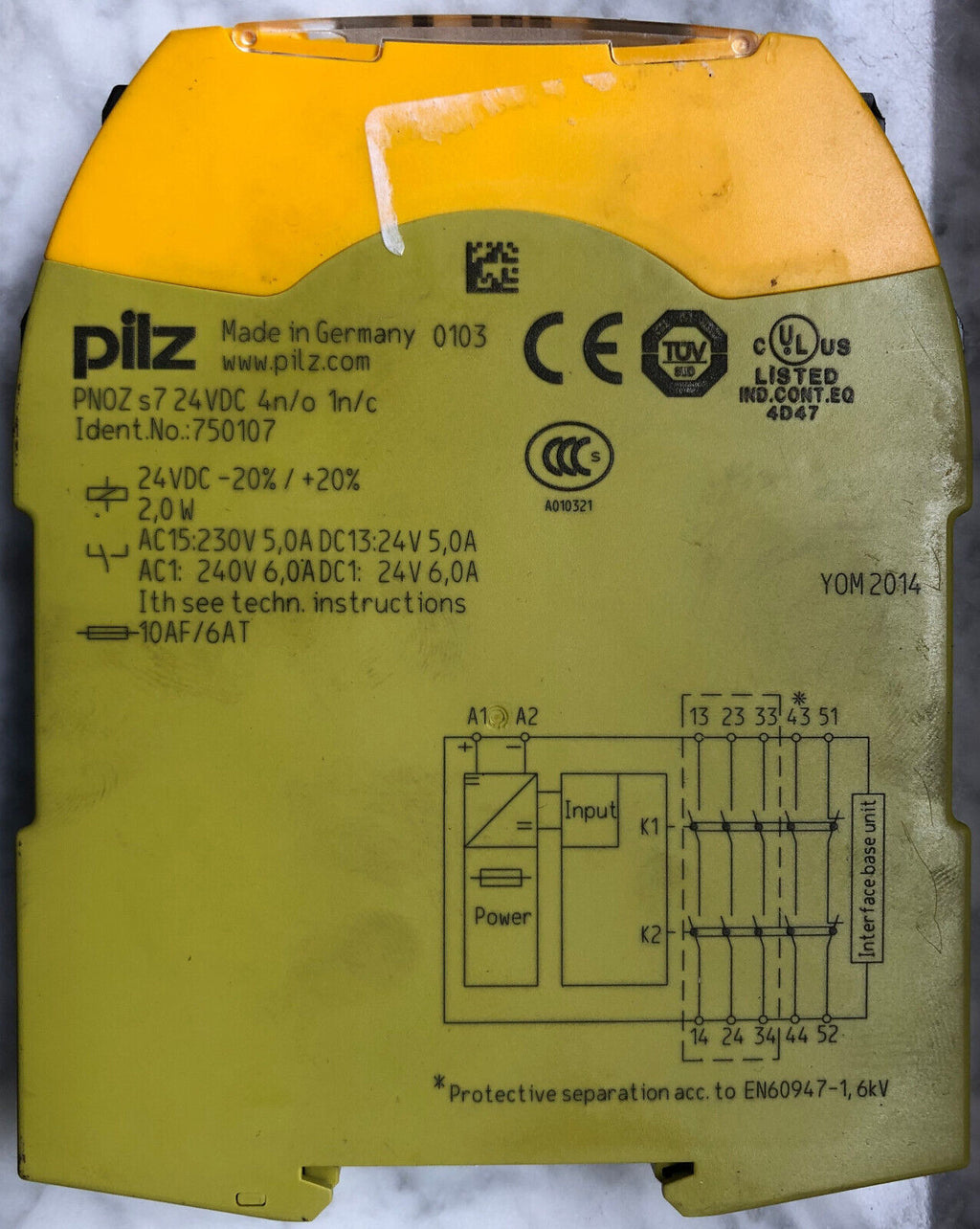 PILZ PNOZ s7  750107 -gebraucht, used-