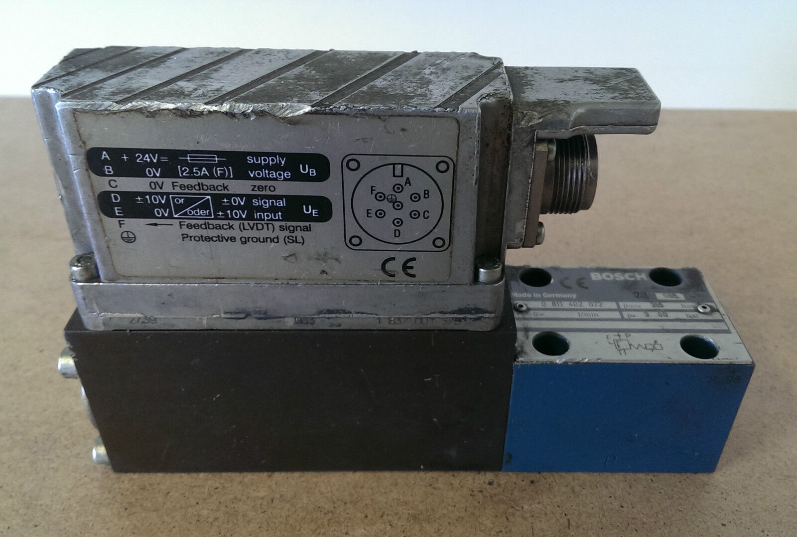 BOSCH 0 811 402 072 Proportional-Druckbegrenzungsventil Proportionalventil