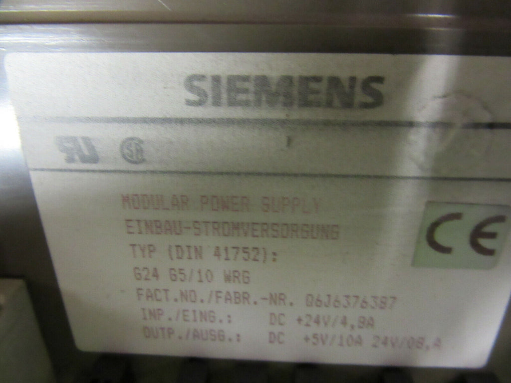 Siemens Simatic S5 6ES5955-3NA12 Stromversorgung