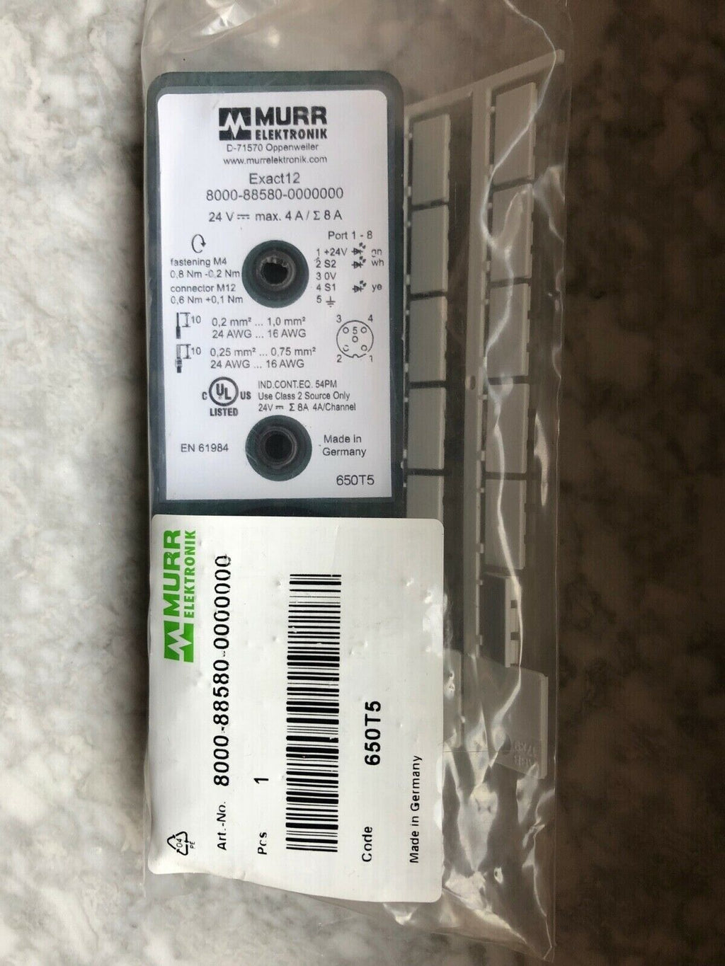 MURR ELEKTRONIK 8000-88580-0000000 Exact12-Verteiler 