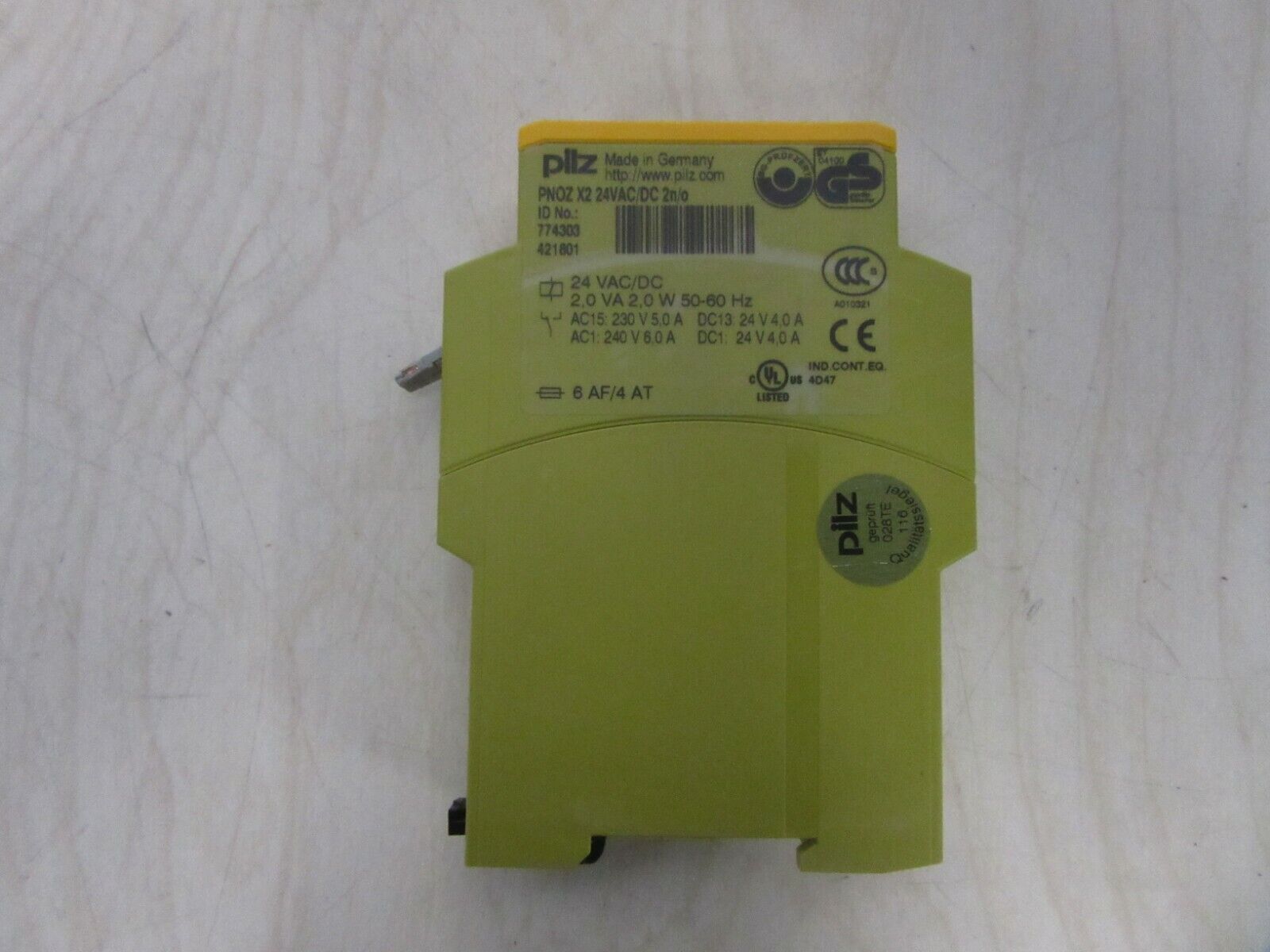 Pilz PN0Z X2 24VAC/DC 2n/o Sicherheit Relais