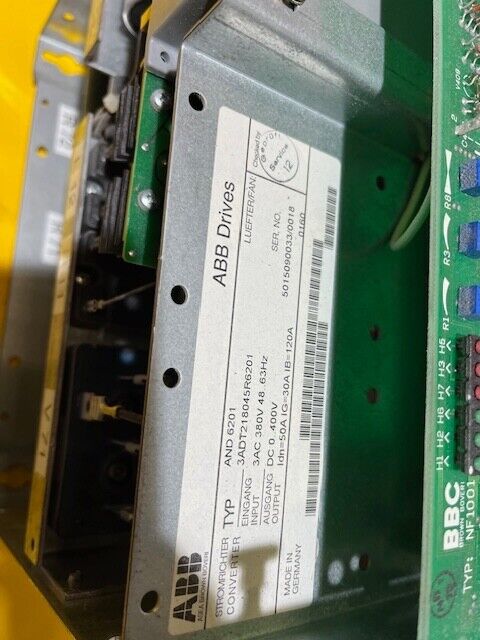 ABB Type AND 6201 3ADT218045R6201 ABB DRIVE CONVERTER I/380V O/DC 0..400V