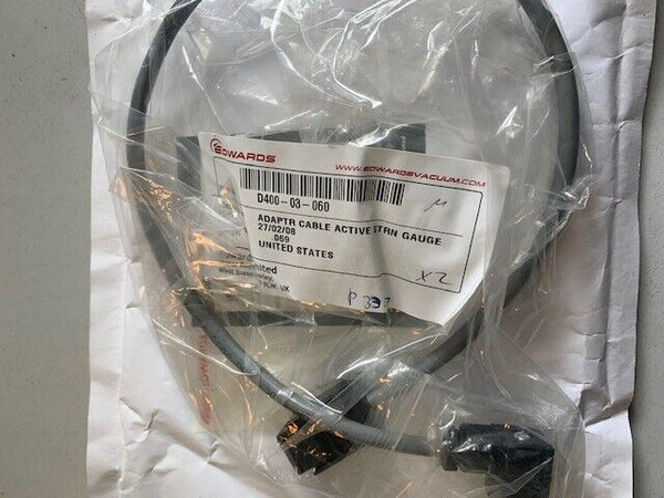 Edwards Adapter cableactive strn Gauge item No. D400-03-060