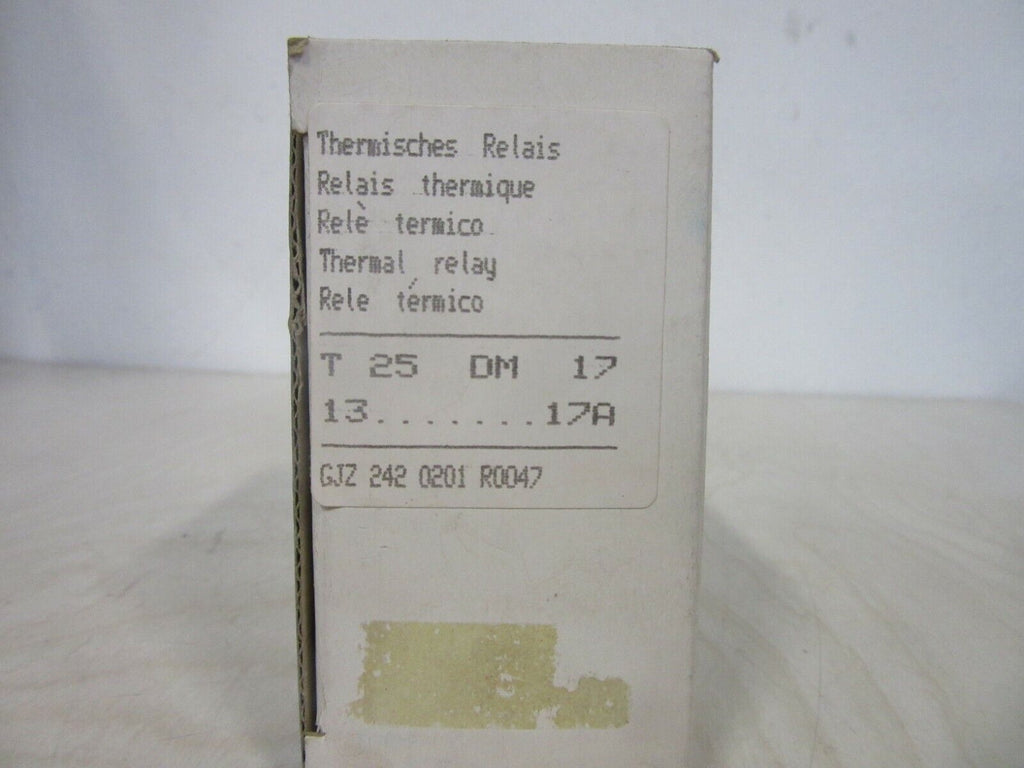 BBC Brown Boveri Thermische Relais T25 DM17 