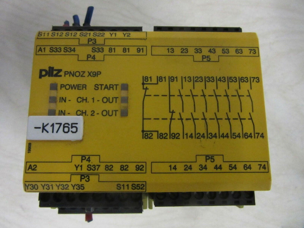 Pilz PNOZ X9P 24VDC 7n/o 2n/c 2so 777609