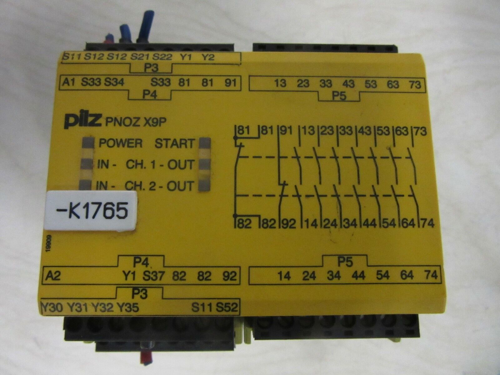 Pilz PNOZ X9P 24VDC 7n/o 2n/c 2so 777609