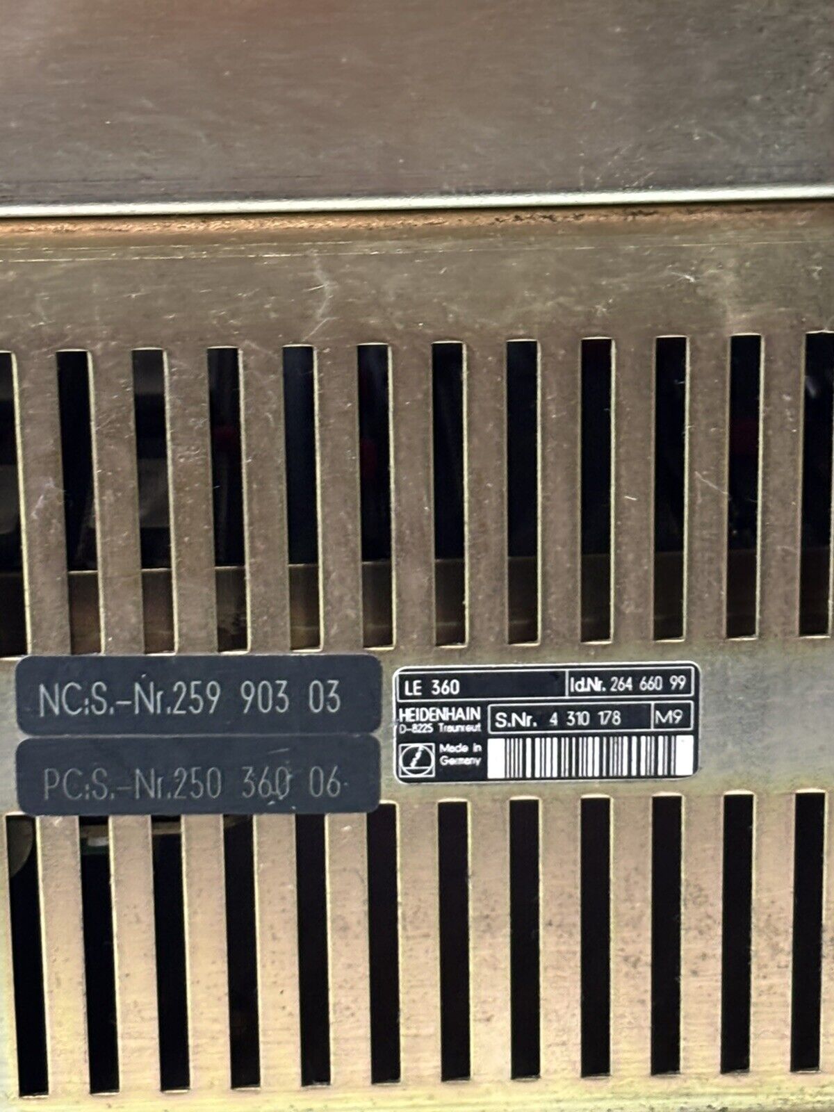 Heidenhain LE 360 ID Nr. 264 660 99 Steuerungs-Einheit +Rechner+Platine Control