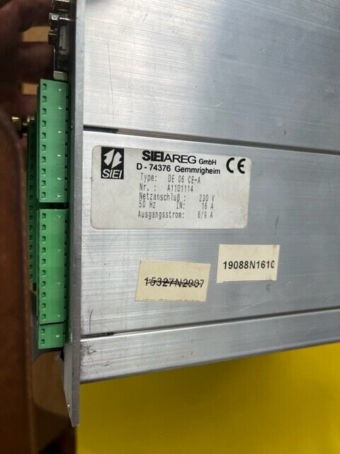 Vector Drives SIEI-AREG Type DE 06 CE-A