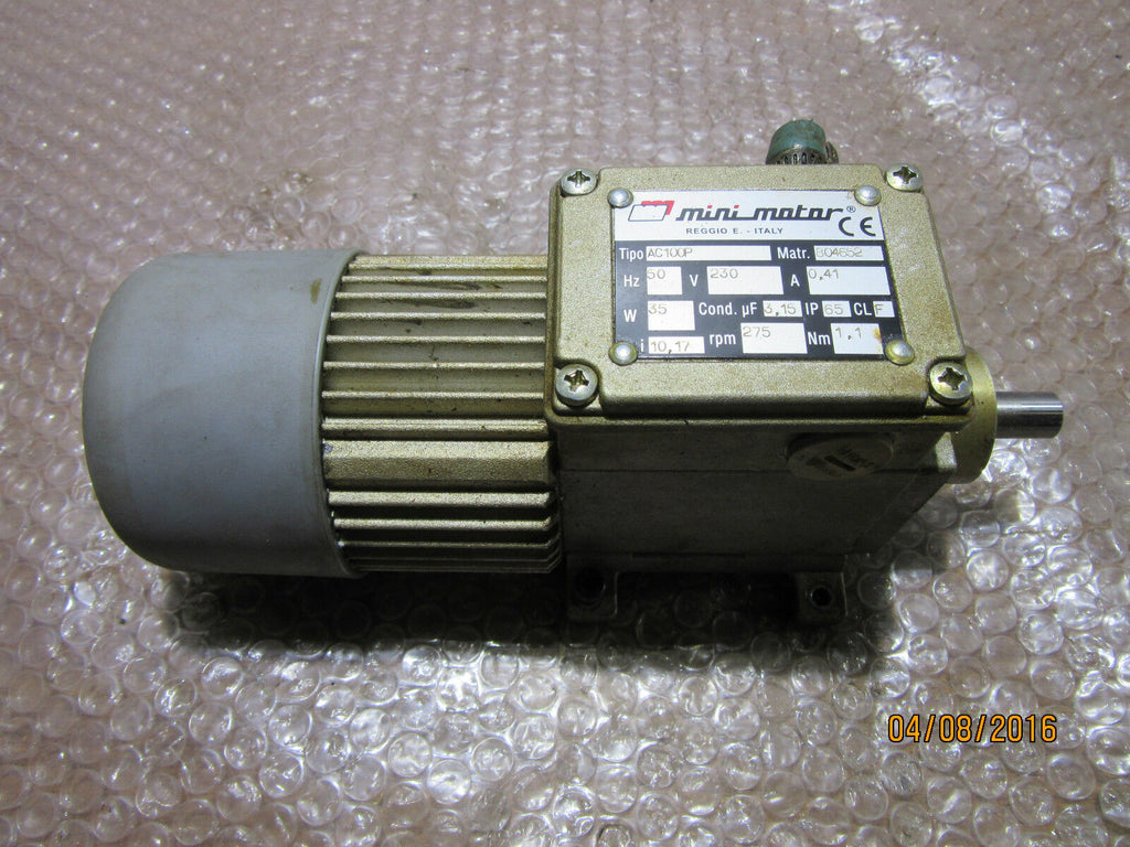 MINI MOTOR AC100P 230V 0,41A - used - 