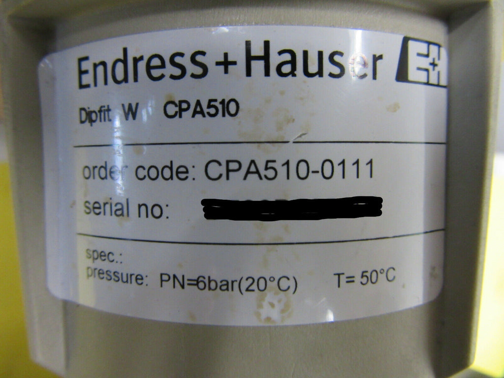 Endress + Hauser Dipfit W CPA510 Eintaucharmatur CPA510-0111