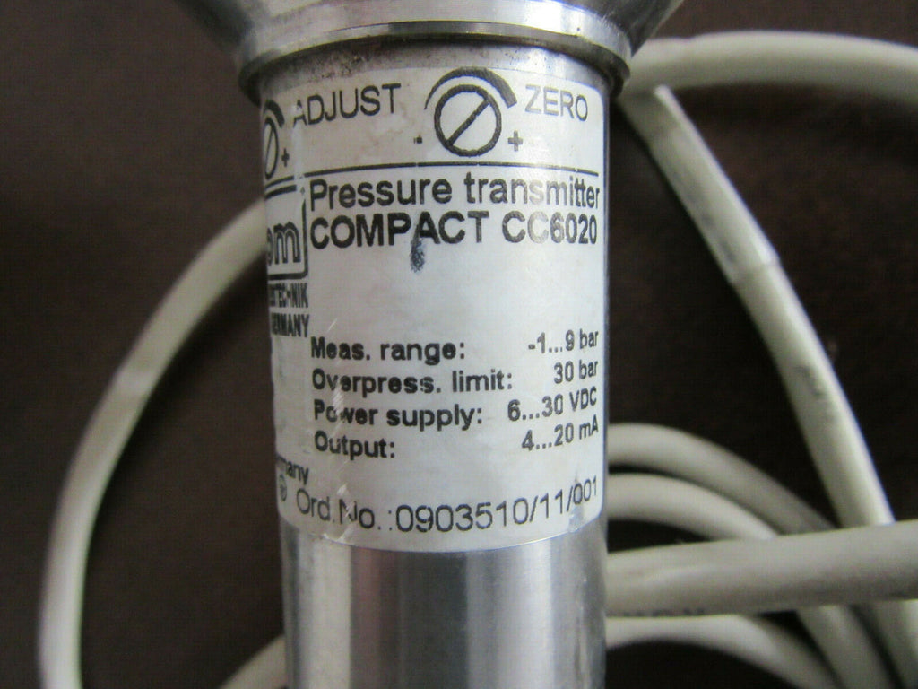 Labom Druckmessumformer CC 6020 1... 9 bar 6... 30VDC 4..20 mA