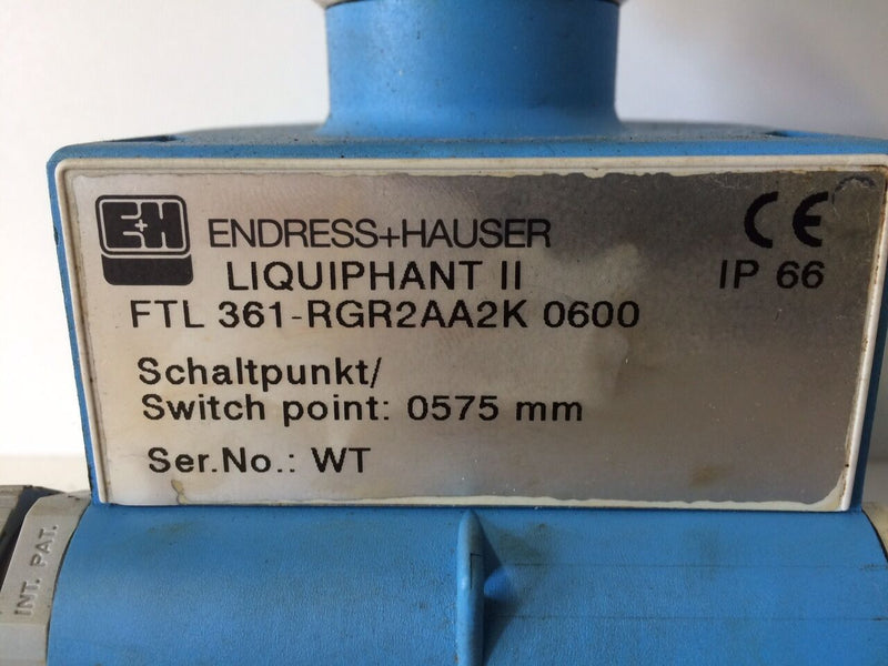 Endress+Hauser Liquiphant II FTL 361-RGR2AA2K 0600