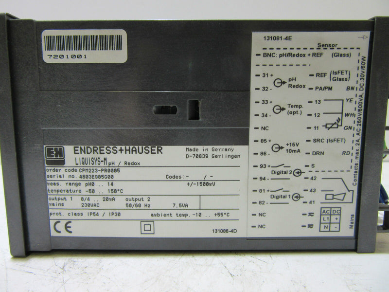 Endress + Hauser Liquisys M CPM223-PR0005