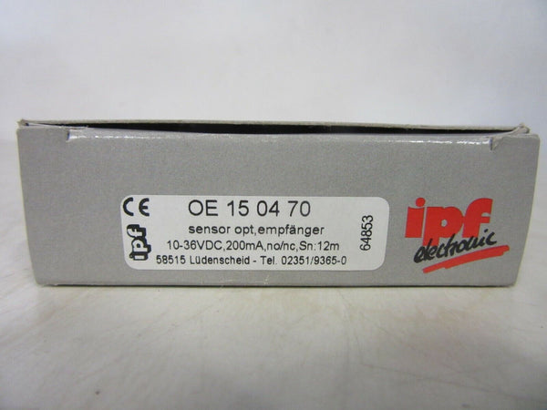 IPF electronic 02351/93650 OE15 04 70 sensor opt. empfänger