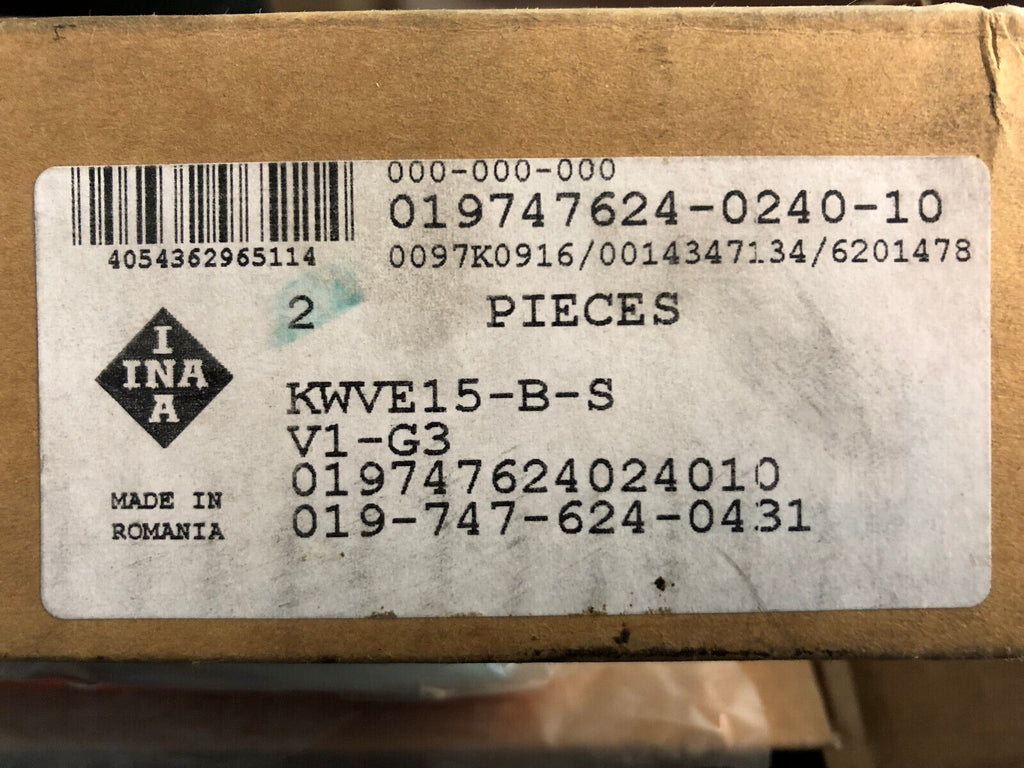 INA KWVE15-B-S-V1-G3 Führungswagen