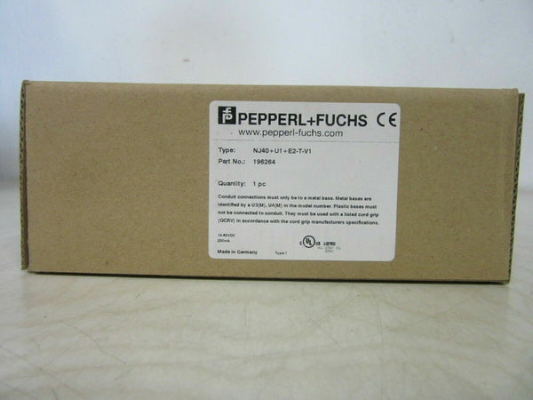 Pepperl+Fuchs Näherungsschalter VariKont NJ40+ U1+E2-T-V1 Näherungssensor