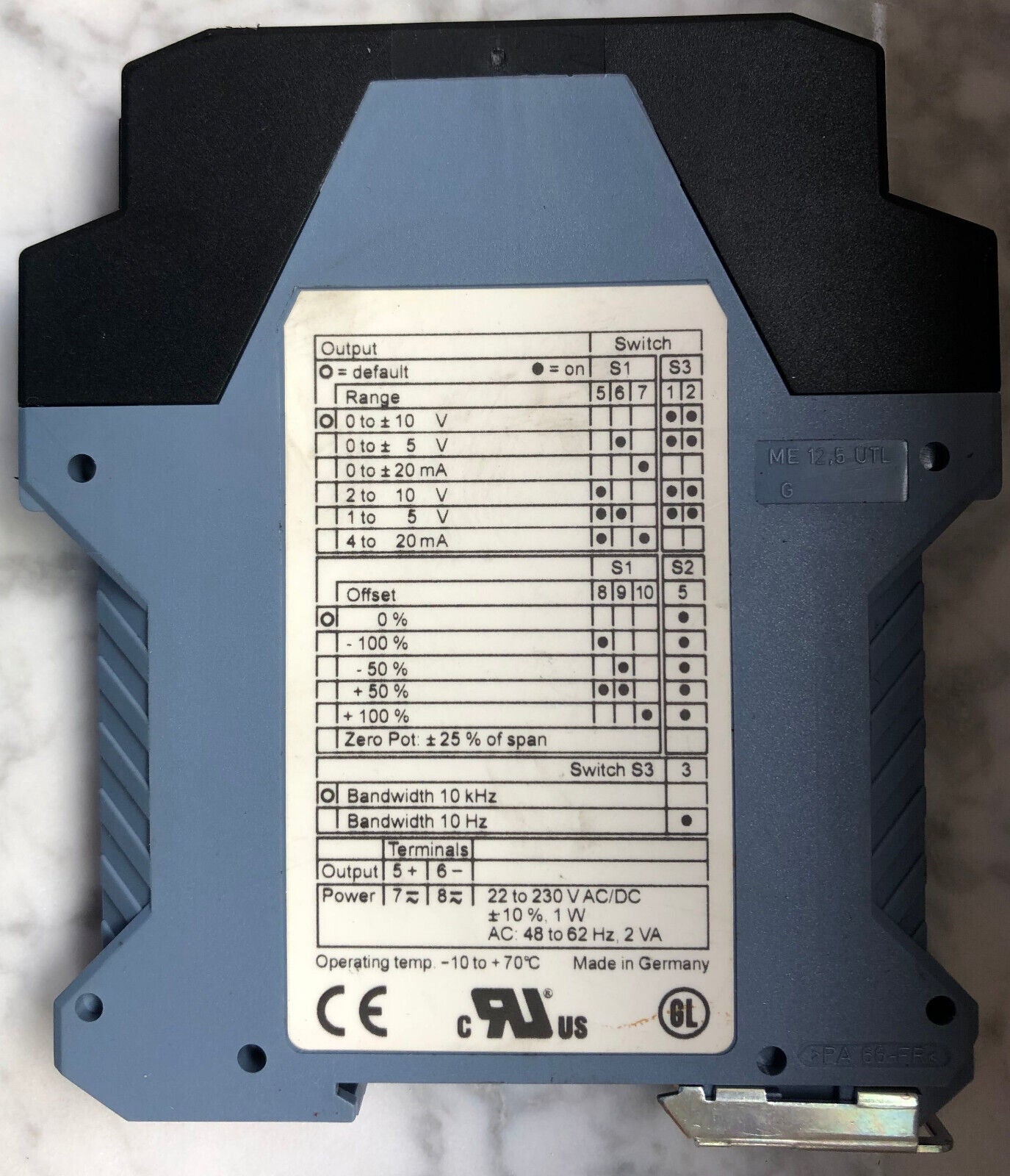 KNICK DC-Isolation Amplifier TYPE: P27000 H1  58284/8284384    -gebraucht, used-