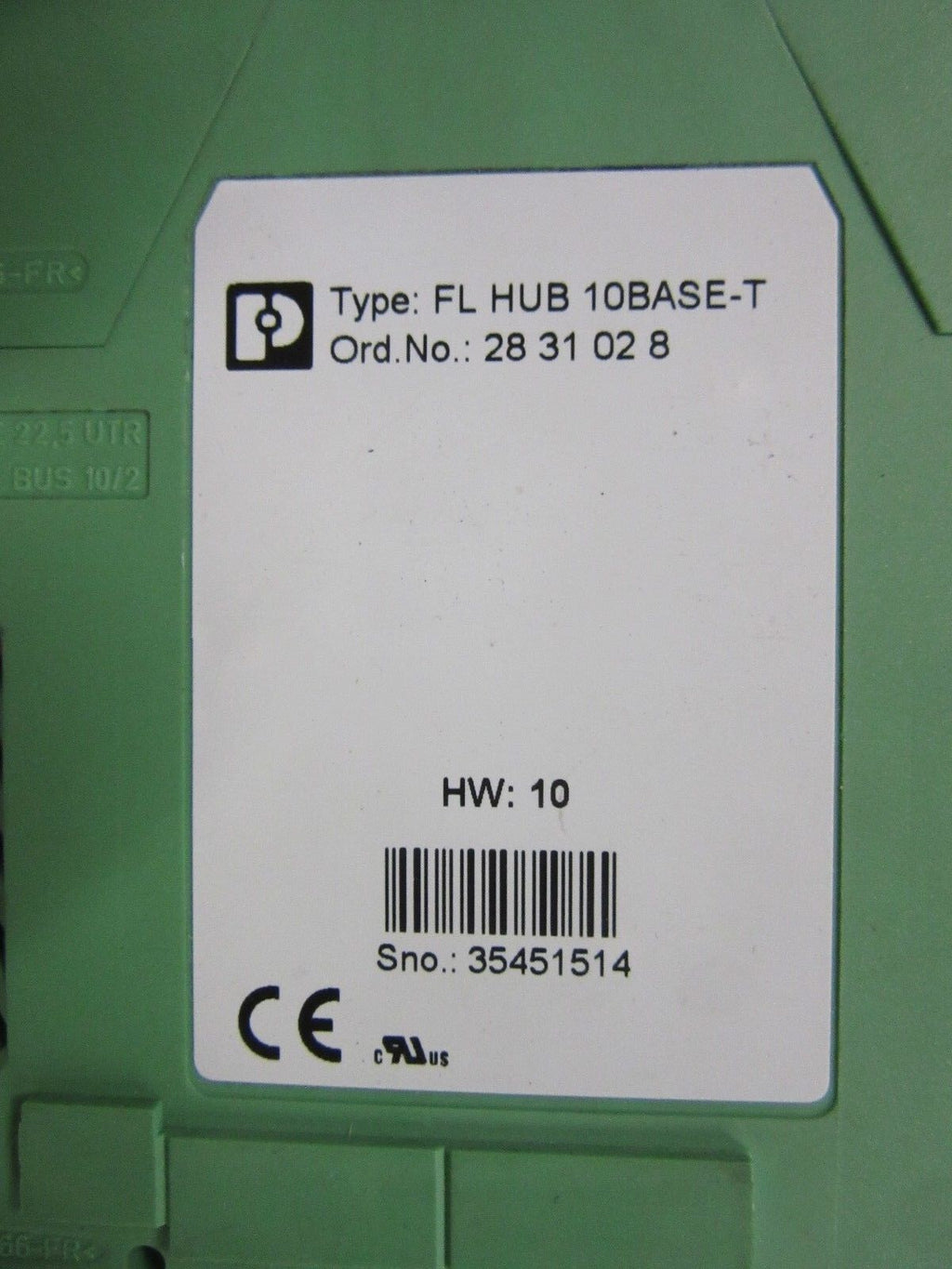 Phoenix Contact FL HUB 10BASE-T 28 31 02 8 -unused-