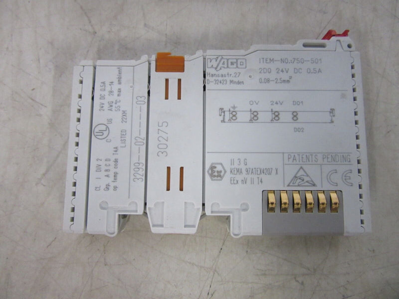 Wago 750-501 24V DC 3pieces