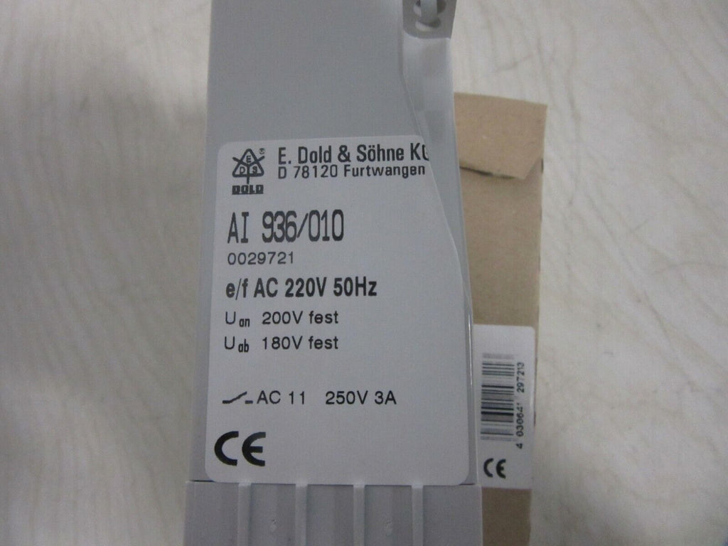 Dold & Söhne KG AI 936/010 AC50HZ 220V Spannungsrelais