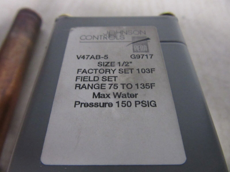 Johnson Controls V47AB-5 1/2" Temperatur Ventil