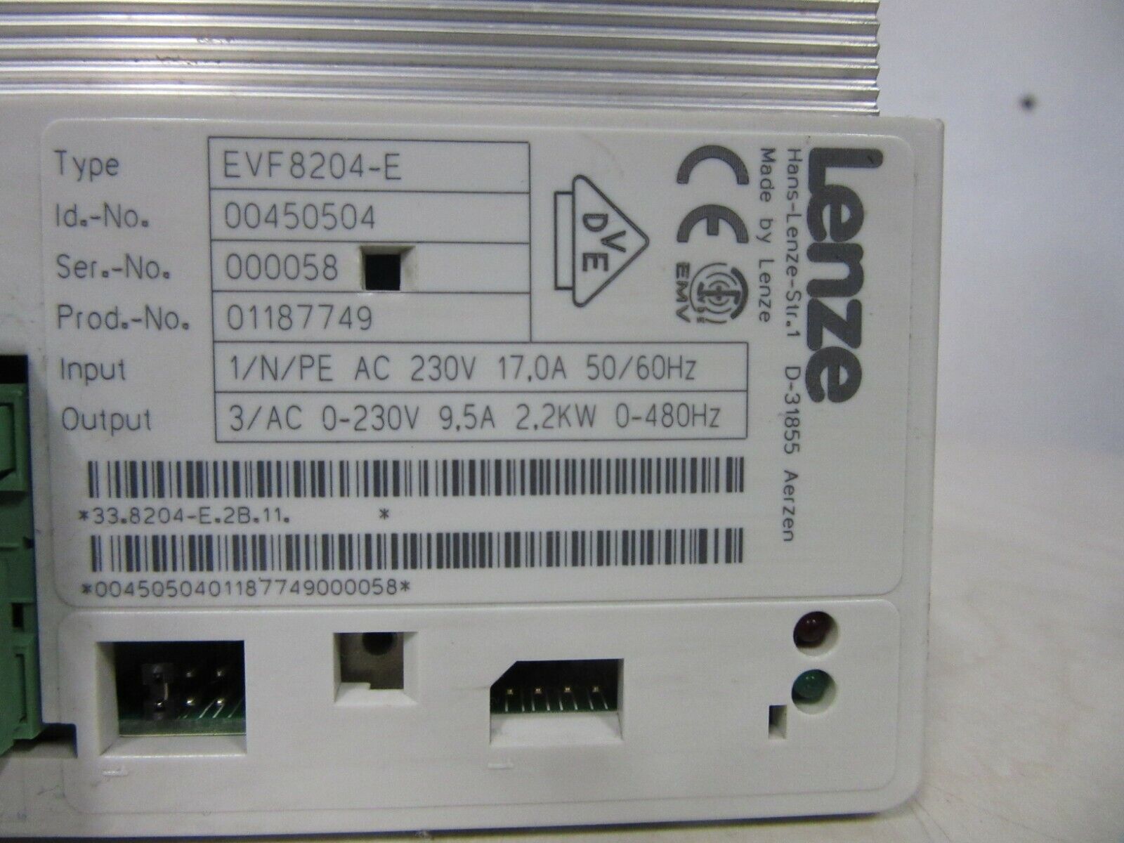 Lenze EVF8204-E Frequenzumrichter  00450504  