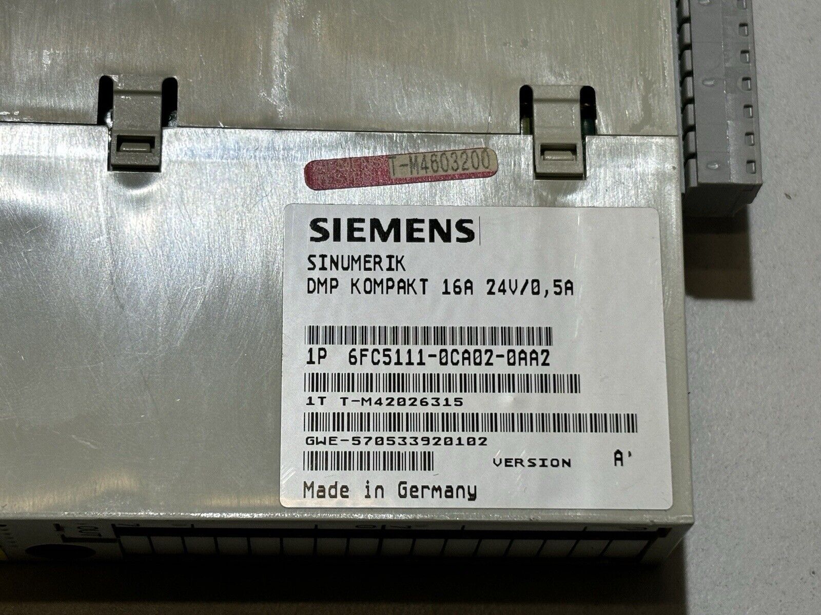 Siemens Sinumerik 6FC5111-0CA02-0AA2