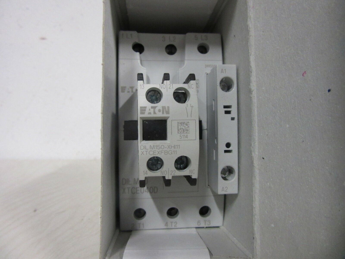 Eaton DILM40 Leistungsschütz  18,5 kW/400+ Eaton  Hilfsschalter DILM150-XHI11
