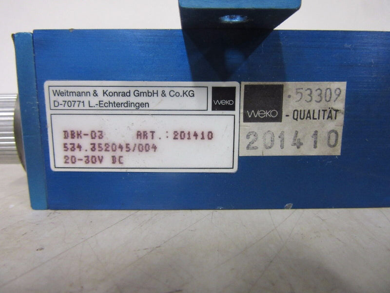 Weitmann & Konrad WEKO DBK-03 (201410) 20-30V DC