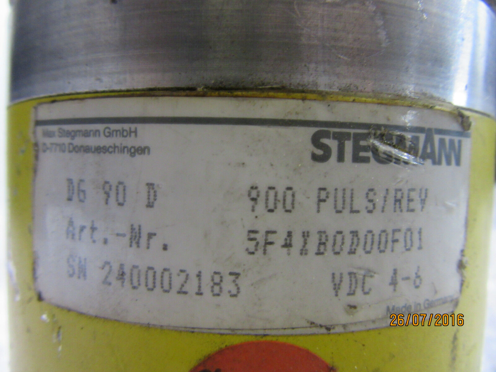 STEGMANN DG 90 D 900 PULS/REV  Drehgeber - used -