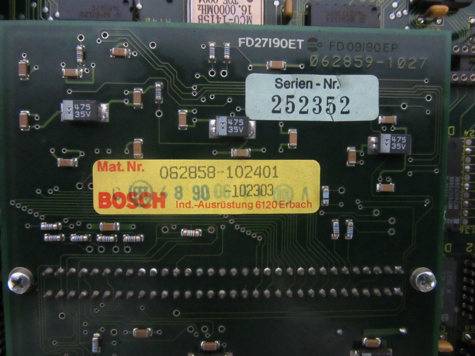 Bosch CNC Servo i Mat. Nr 062633-304401 + 062858-102401 + 062704-202401