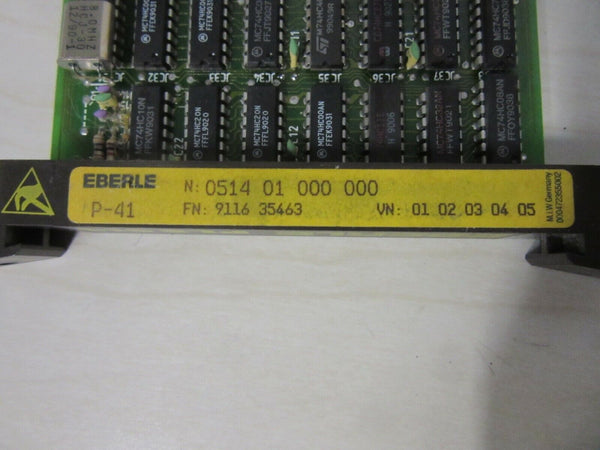 Eberle P-41 Processor Module 0514 01 000 000