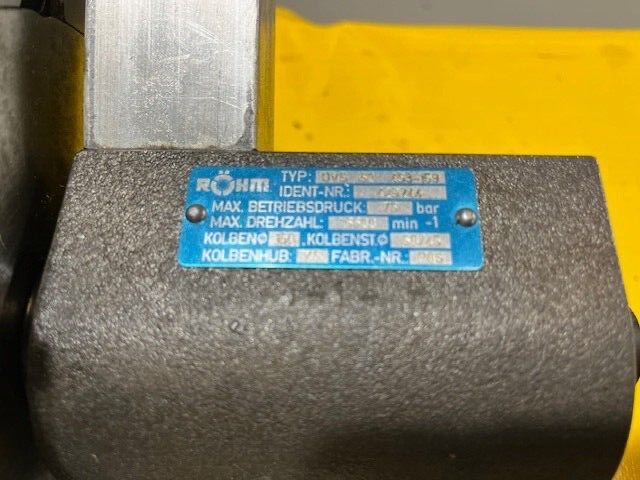 RÖHM  HYDRAULIK-VOLLSPANNZYLINDER TYP OVS 150 453-159