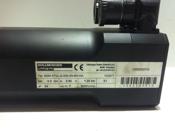 Kollmorgen Seidel 6SM 37VL-6.000-09-6R-HA | UNUSED