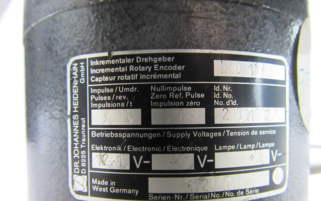 Heidenhain ROD 160 Inkrementeller Drehgeber Id.Nr. 20931002