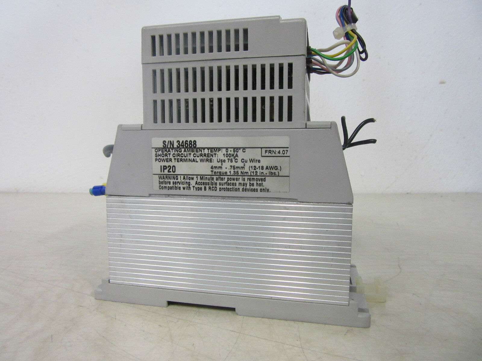 Allen-Bradley CAT 160S-AA02NPS1 Motor Rating: 0.37KW/0.5HP