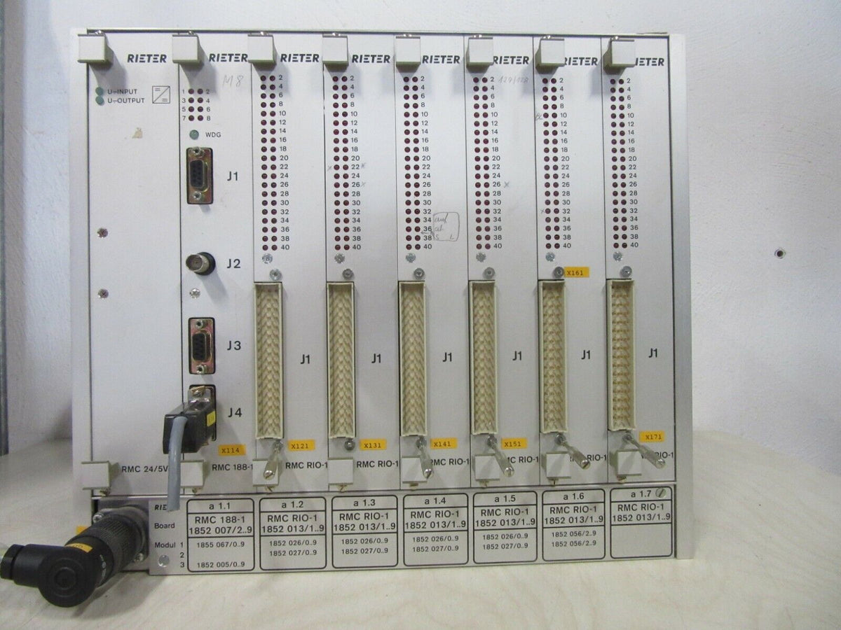 Rieter Complete PLC mit RMC 24/5V 10 RMC188-1 RMC RIO-1