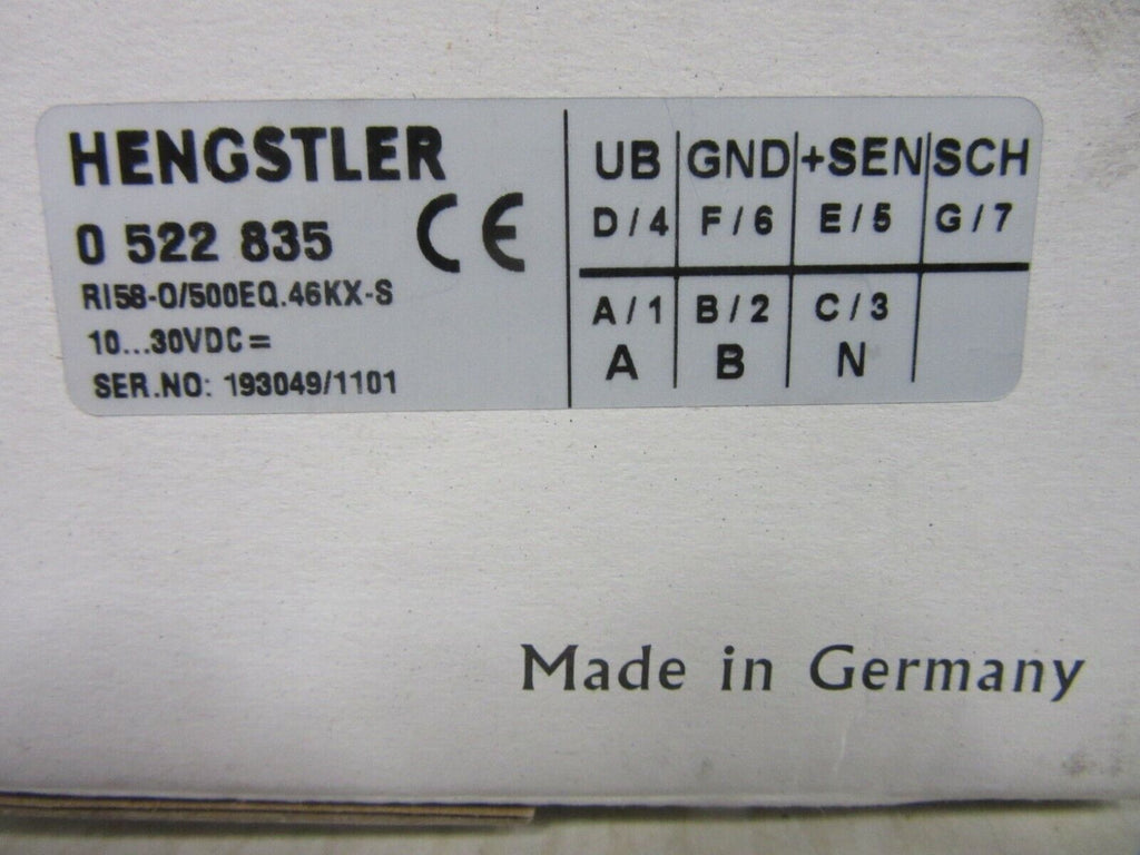 Hengstler 0 522 835 RI58-0/500EQ.46KX-S Inkremental-Drehgeber