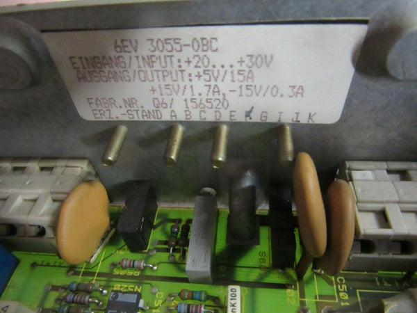 Siemens 6EV 3055-0BC 6EV3055-0BC Power Supply