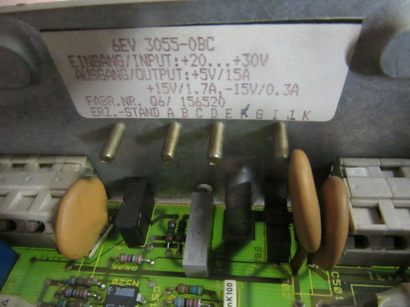 Siemens 6EV 3055-0BC 6EV3055-0BC Power Supply