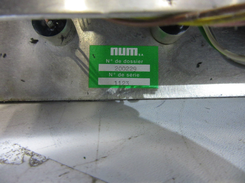 NUM 760 Operator Panel | Mektron France S.A. FK0641-021-2000J 