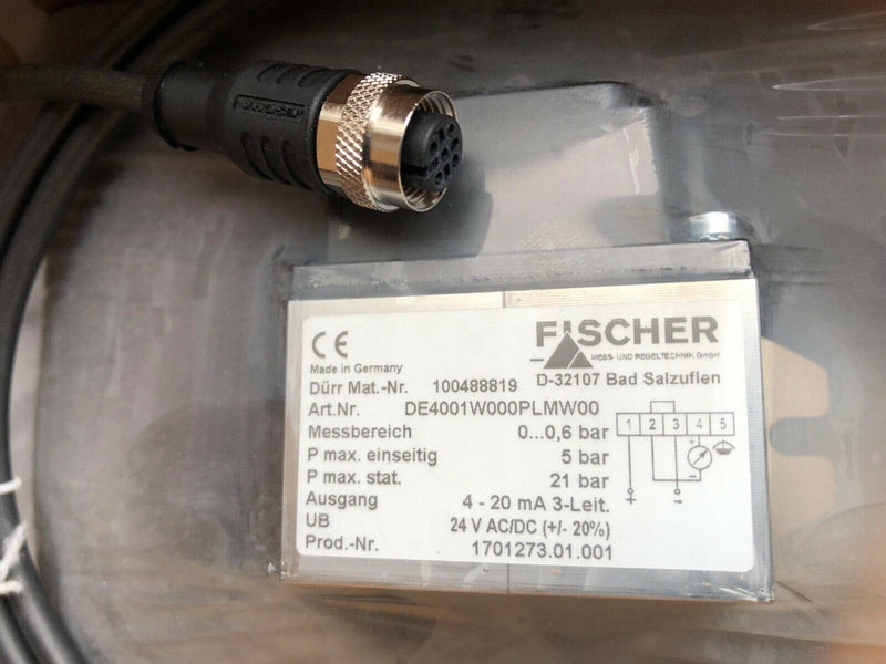 Fischer Differenzdrucktransmitter DE40 DE4001W000PLMW00 0-0,6 bar