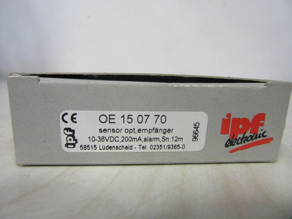 IPF electronic 02 351 / 93650   OE15 07 70 sensor opt. empfänger