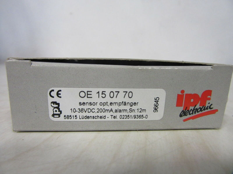 IPF electronic 02 351 / 93650   OE15 07 70 sensor opt. empfänger
