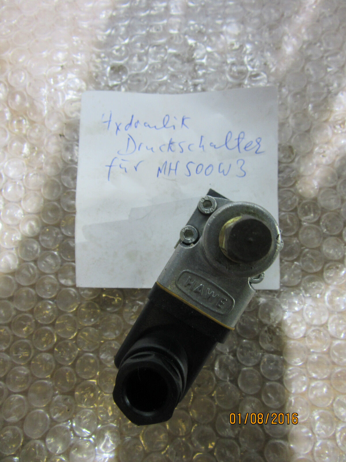 HAWE Hydraulik Druckschalter für MH500W3 UNBENUTZT/UNUSED