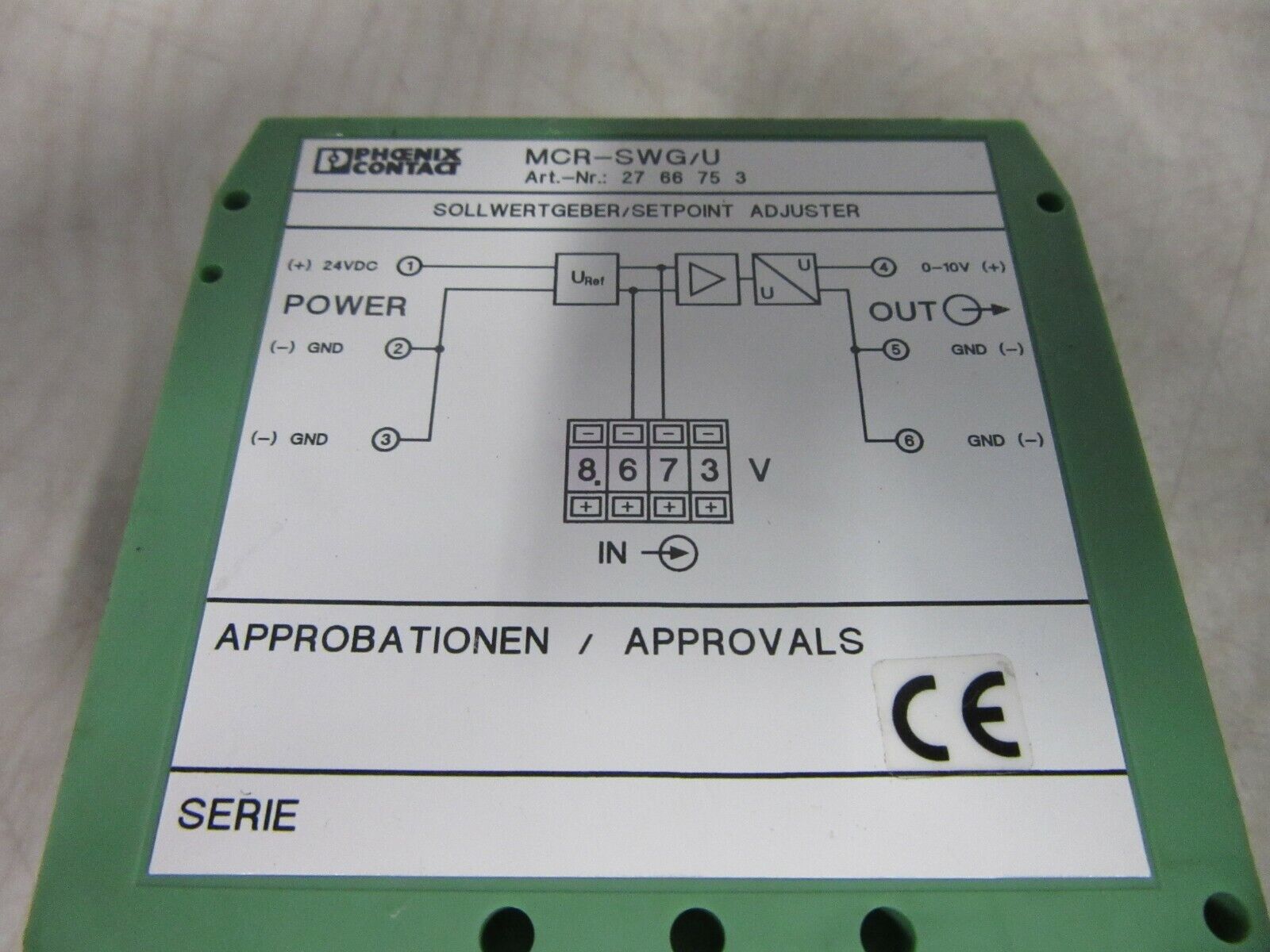 Phoenix Contact MCR-SWG/U Sollwertgeber / setpoint adjuster